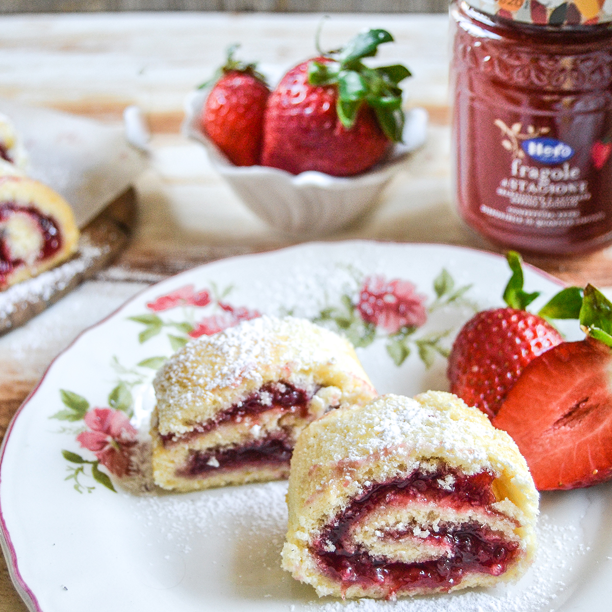 Rotolo con confettura Hero Fragole di Stagione