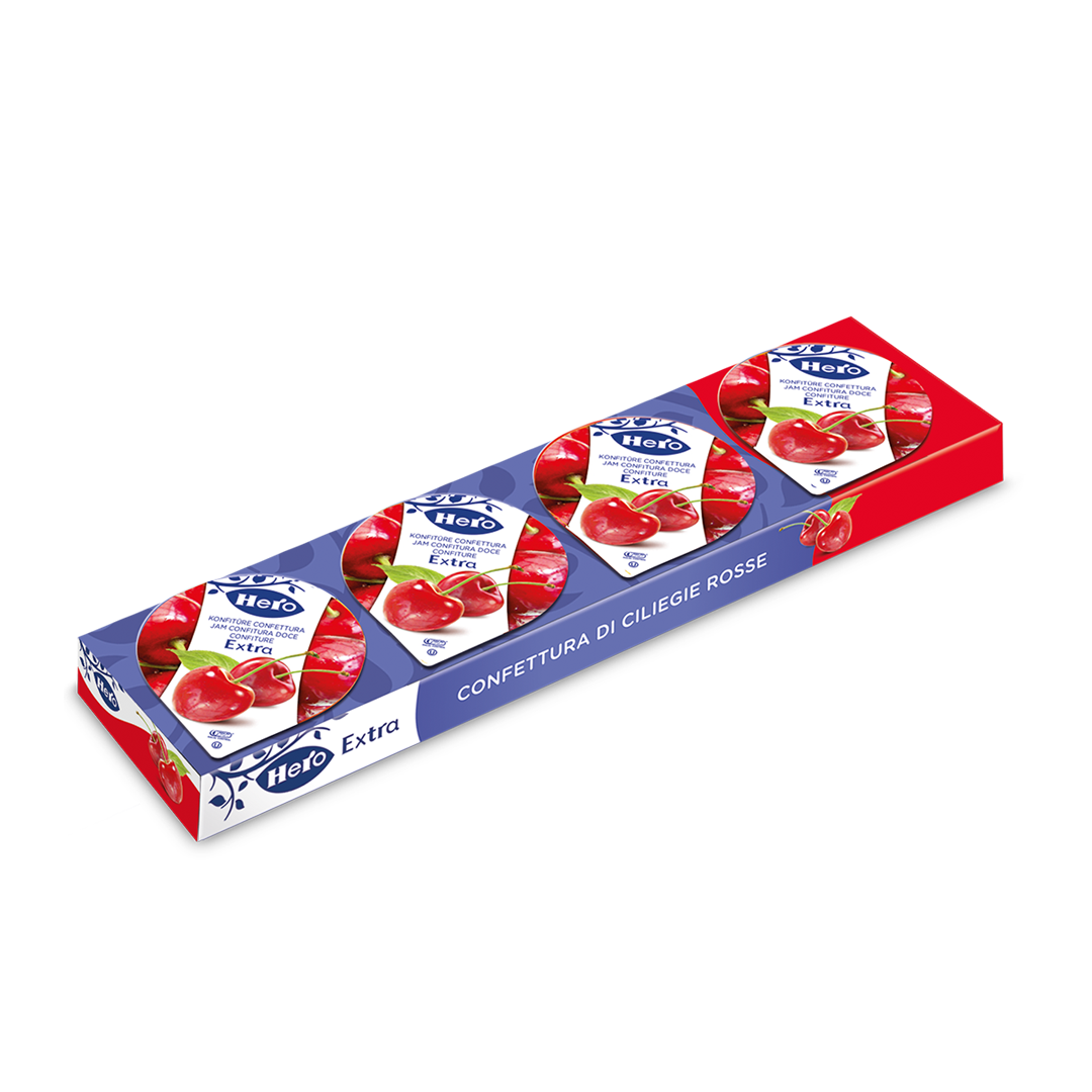 Confettura Hero di Ciliegie Rosse in Porzioni
