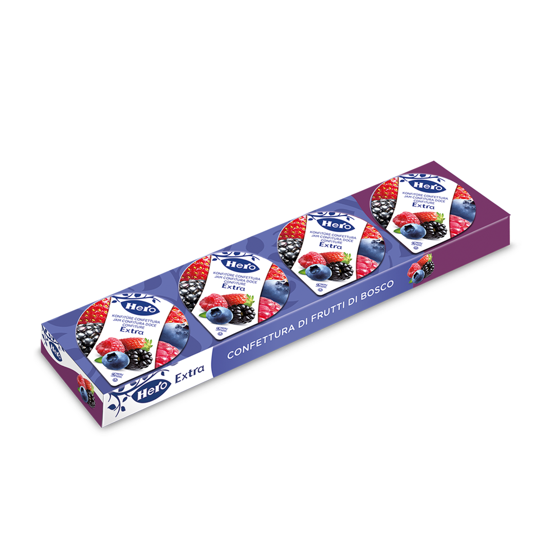 Confettura Hero Frutti di Bosco in Porzioni