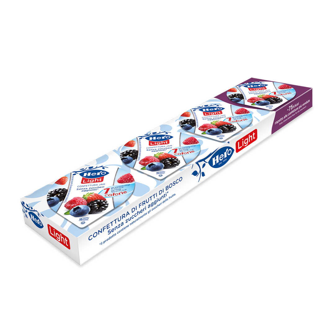 Confettura Light Frutti di Bosco in porzioni