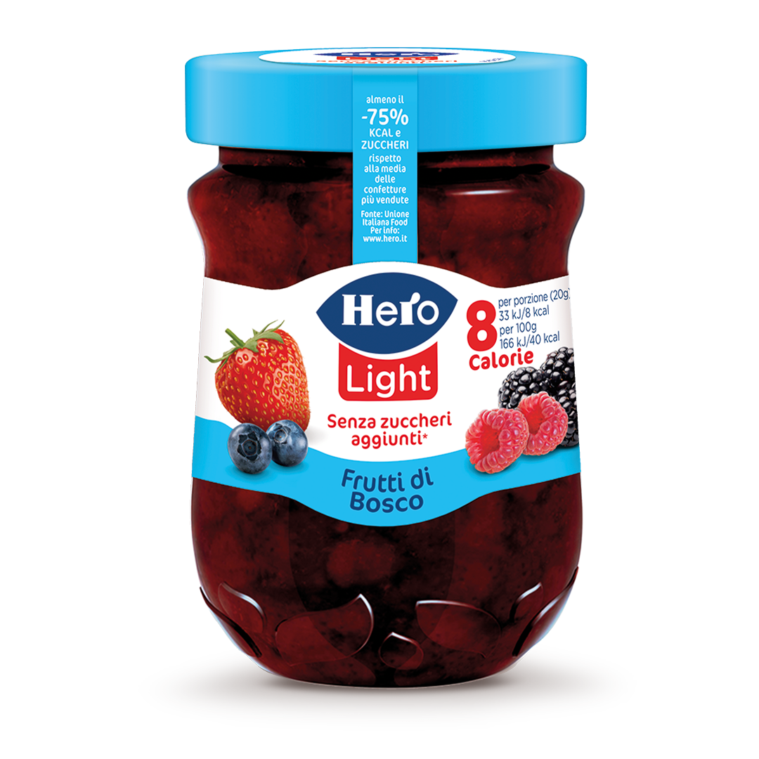 Confettura Hero Light Frutti di Bosco
