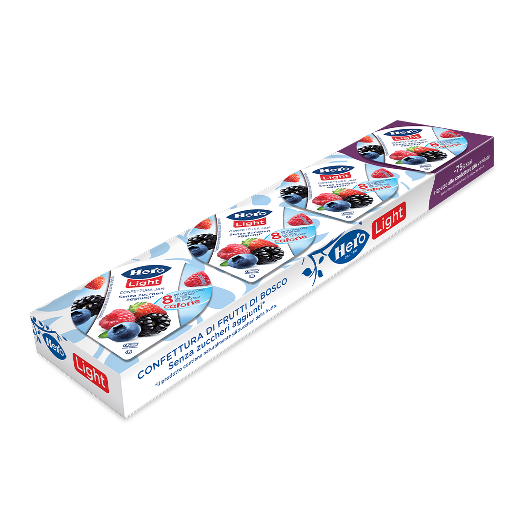 Confettura Light Frutti di Bosco in porzioni