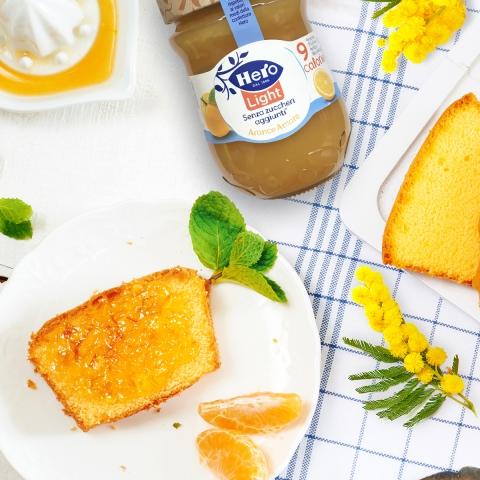 Plumcake con Marmellata Hero Light alle Arance Amare